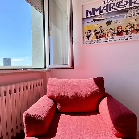 Apartment Trilocale Panoramico Vicino Al Mare- L'attico Sulla Romagna *